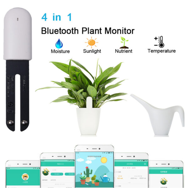 4 in 1 Bluetooth planten monitor