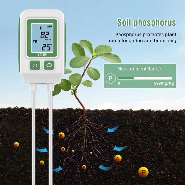 Sonde De Sol USB 8 En 1 - Testeur PH, Humidité, Température, NPK - IP68 étanche - Pour Android Et Jardinage